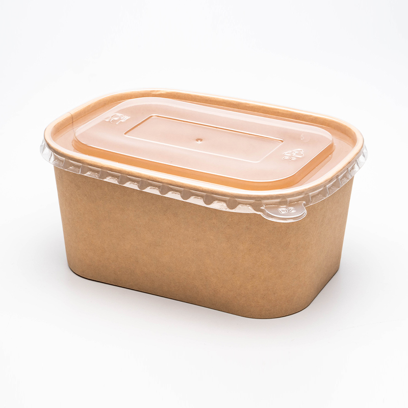 Prostokątna i kwadratowa miska papierowa