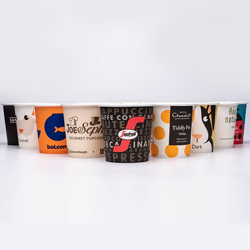 Kubek papierowy z pojedynczą ścianką