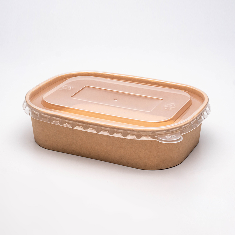 Prostokątna i kwadratowa miska papierowa