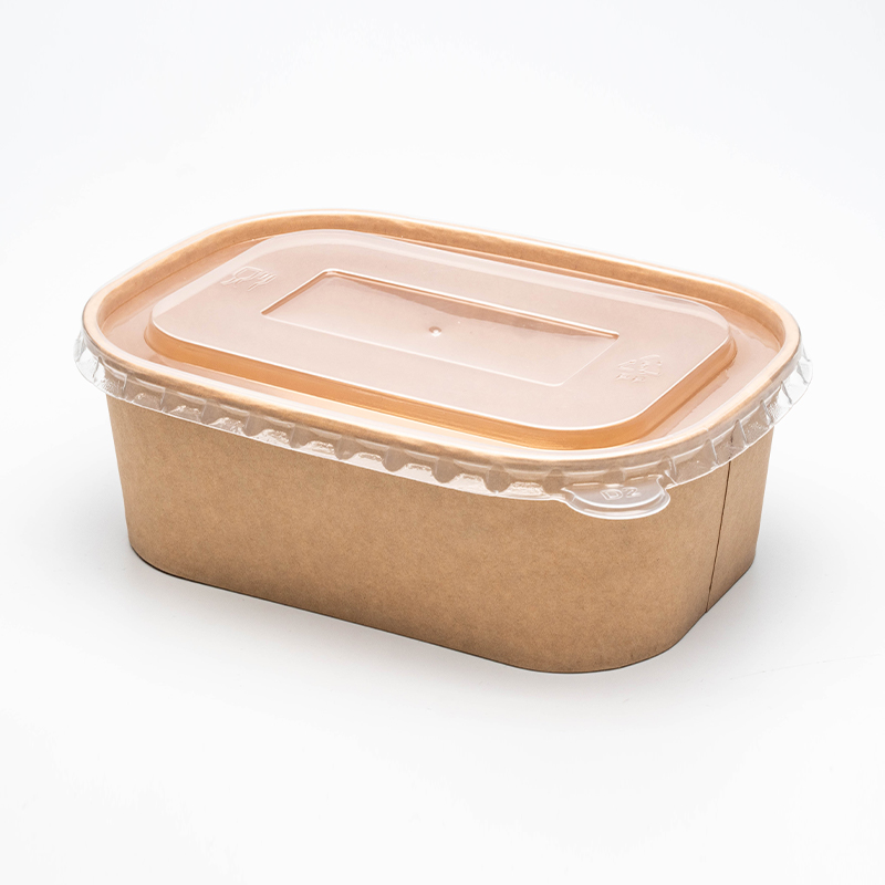 Prostokątna i kwadratowa miska papierowa