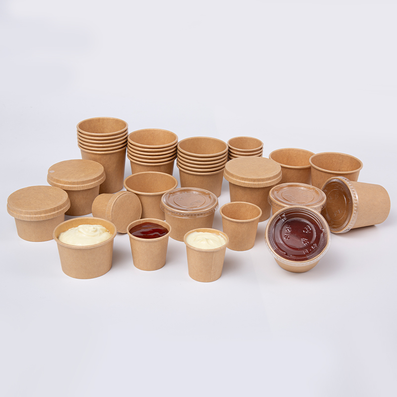 Papierowy kubek na sos